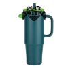 Kentia SS Travel Mug w/Silicone Straw & Charm Holder - 30oz Thumbnail
