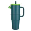 Kentia SS Travel Mug w/Silicone Straw & Charm Holder - 30oz Thumbnail
